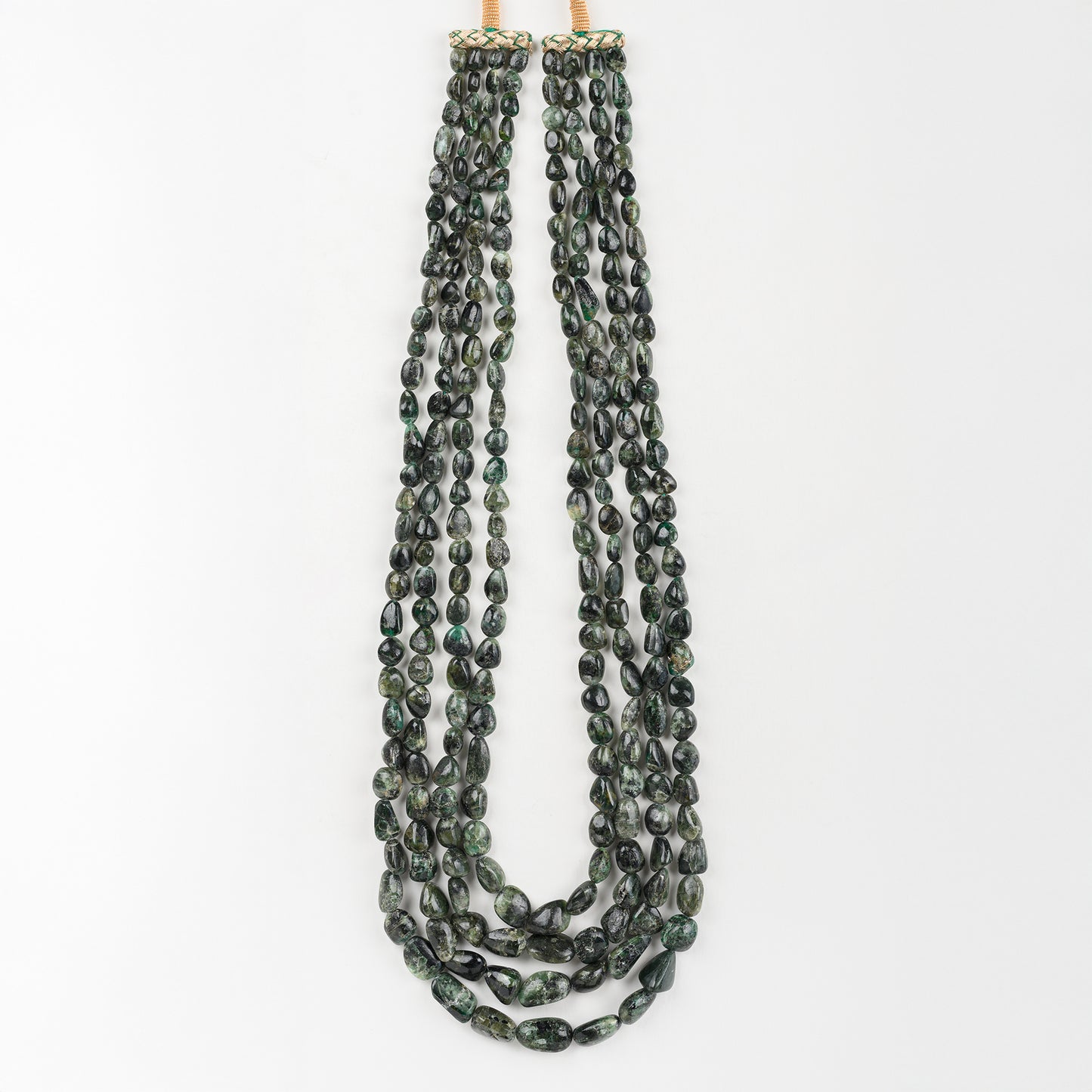 Emerald Tumble Necklace - Certified