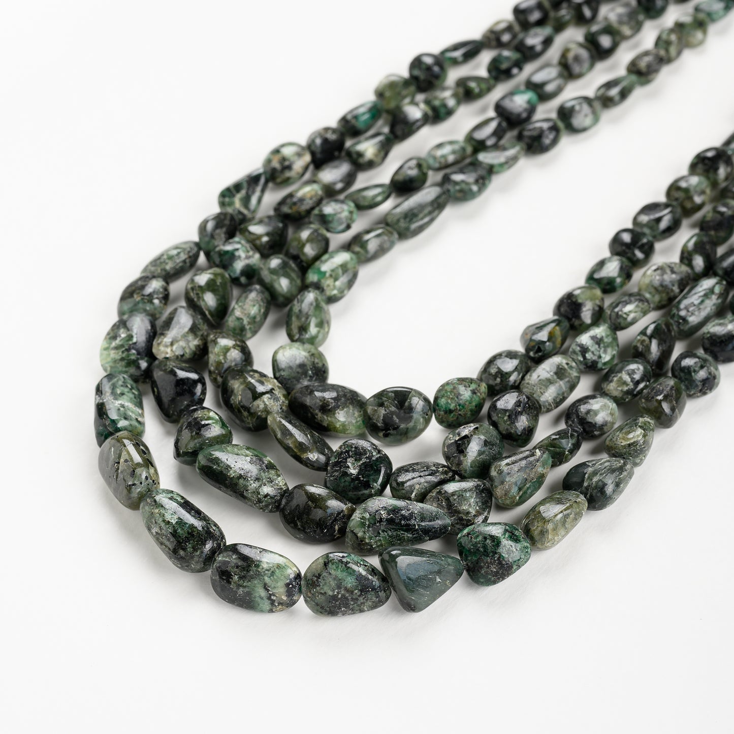 Emerald Tumble Necklace - Certified