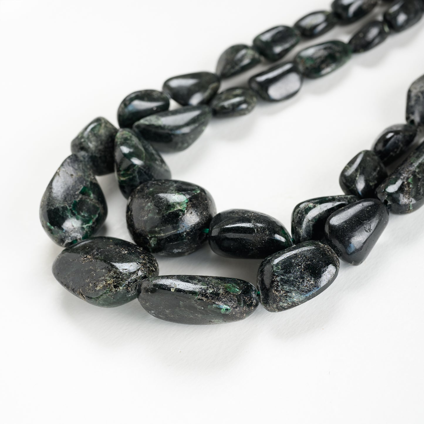 Emerald Tumble Necklace - Certified