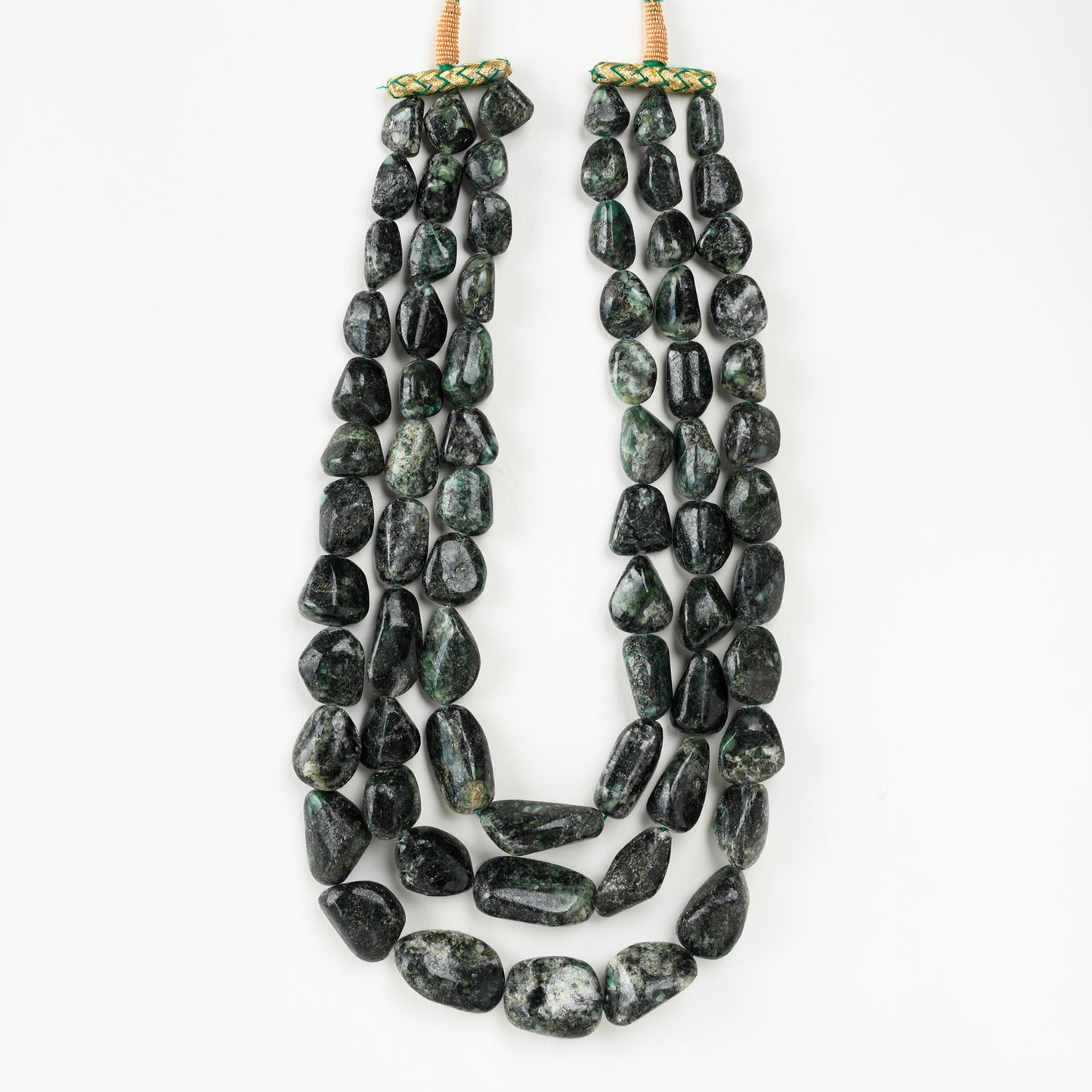 Emerald Tumble Necklace - Certified