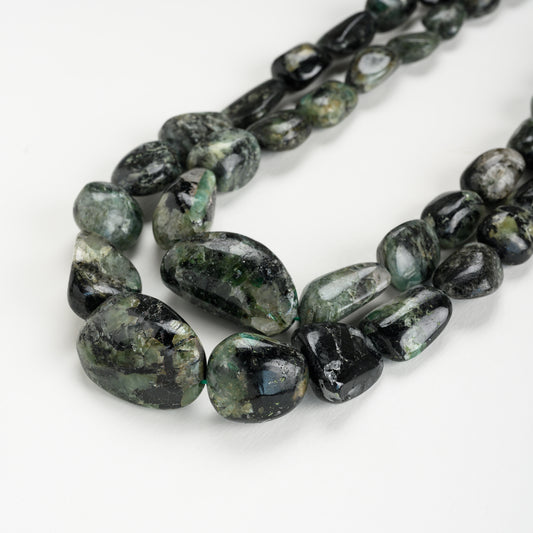 Emerald Tumble Necklace - Certified