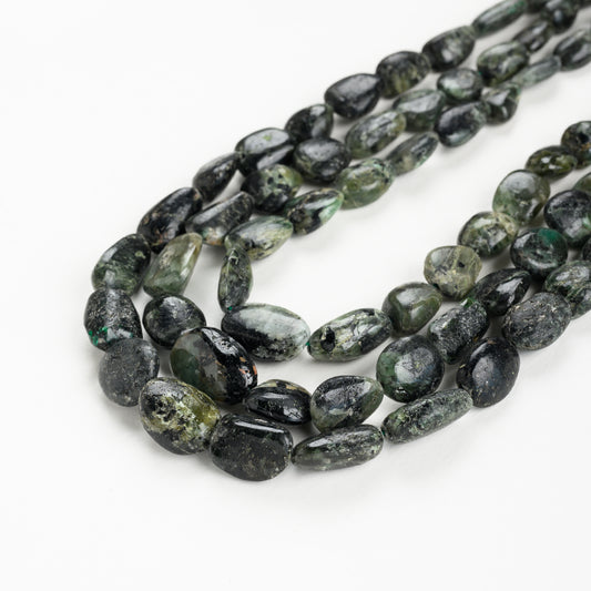 Emerald Tumble Necklace - Certified