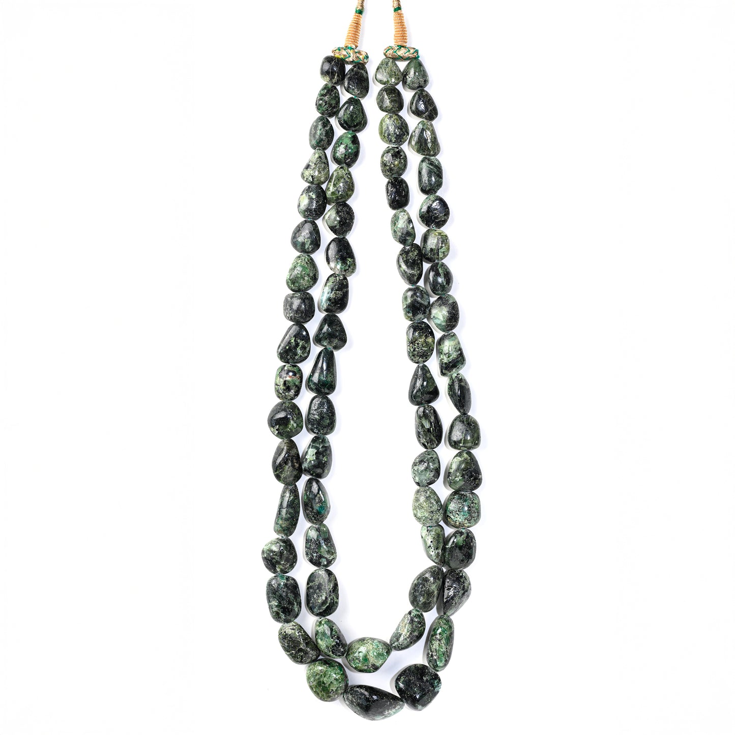 Emerald Tumble Necklace - Certified