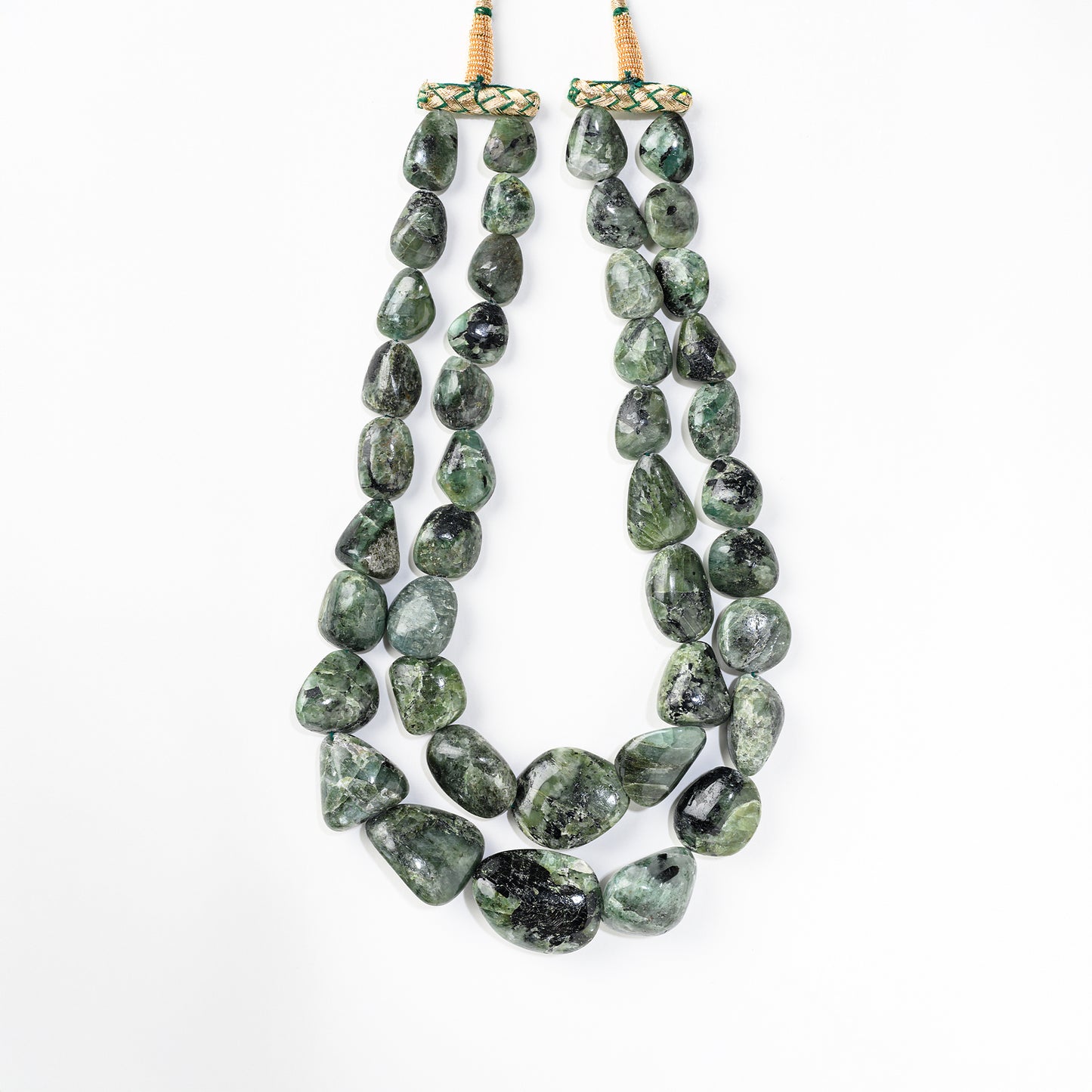 Emerald Tumble Necklace - Certified