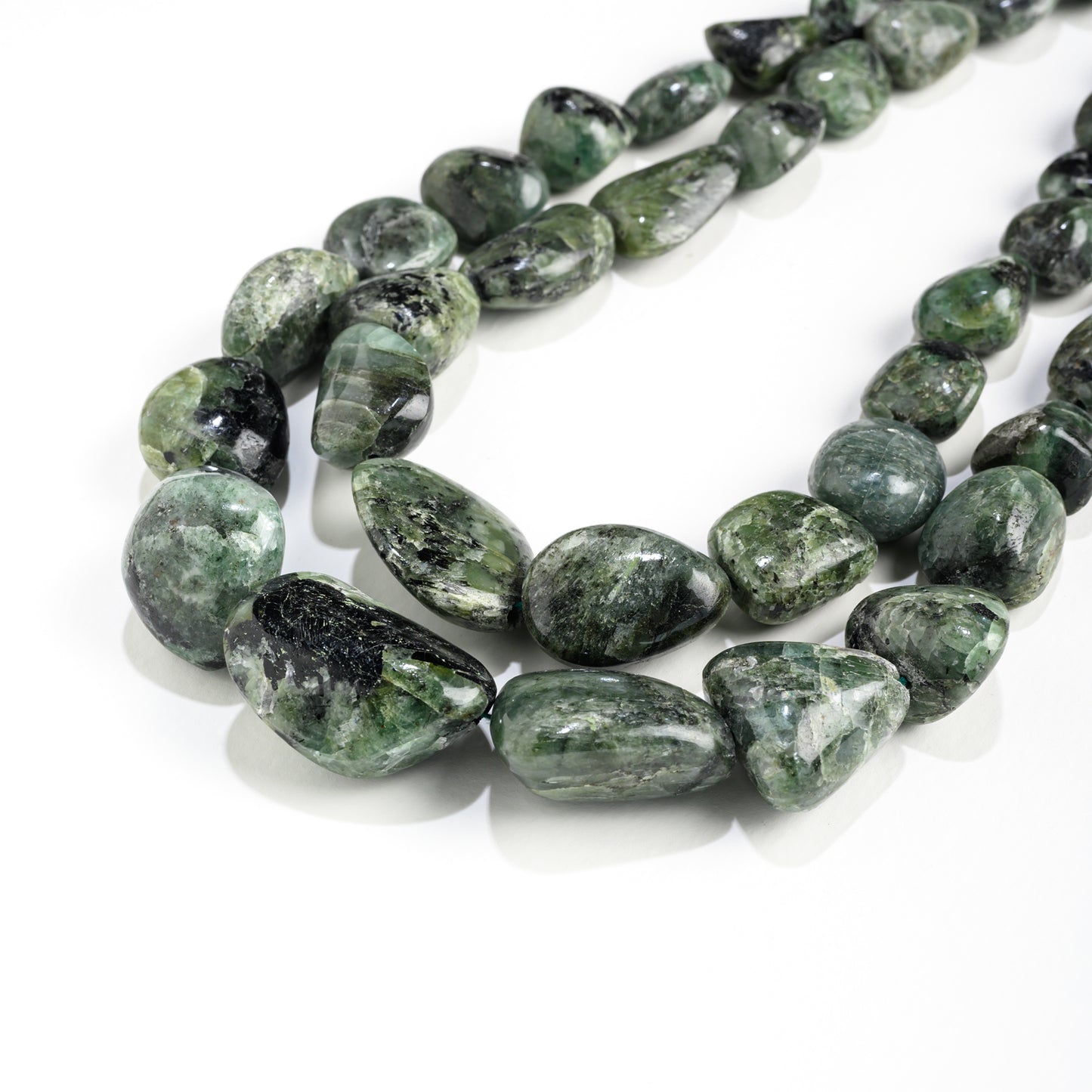 Emerald Tumble Necklace - Certified