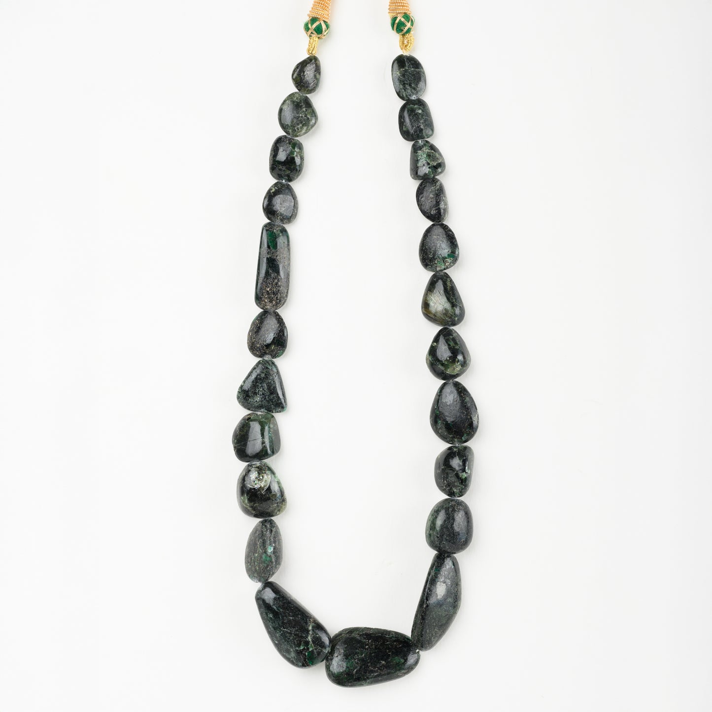 Emerald Tumble Necklace - Certified