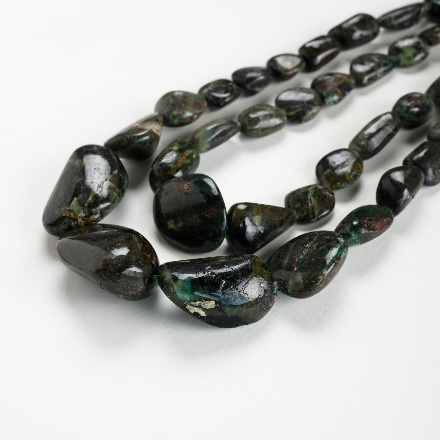 Emerald Tumble Necklace - Certified