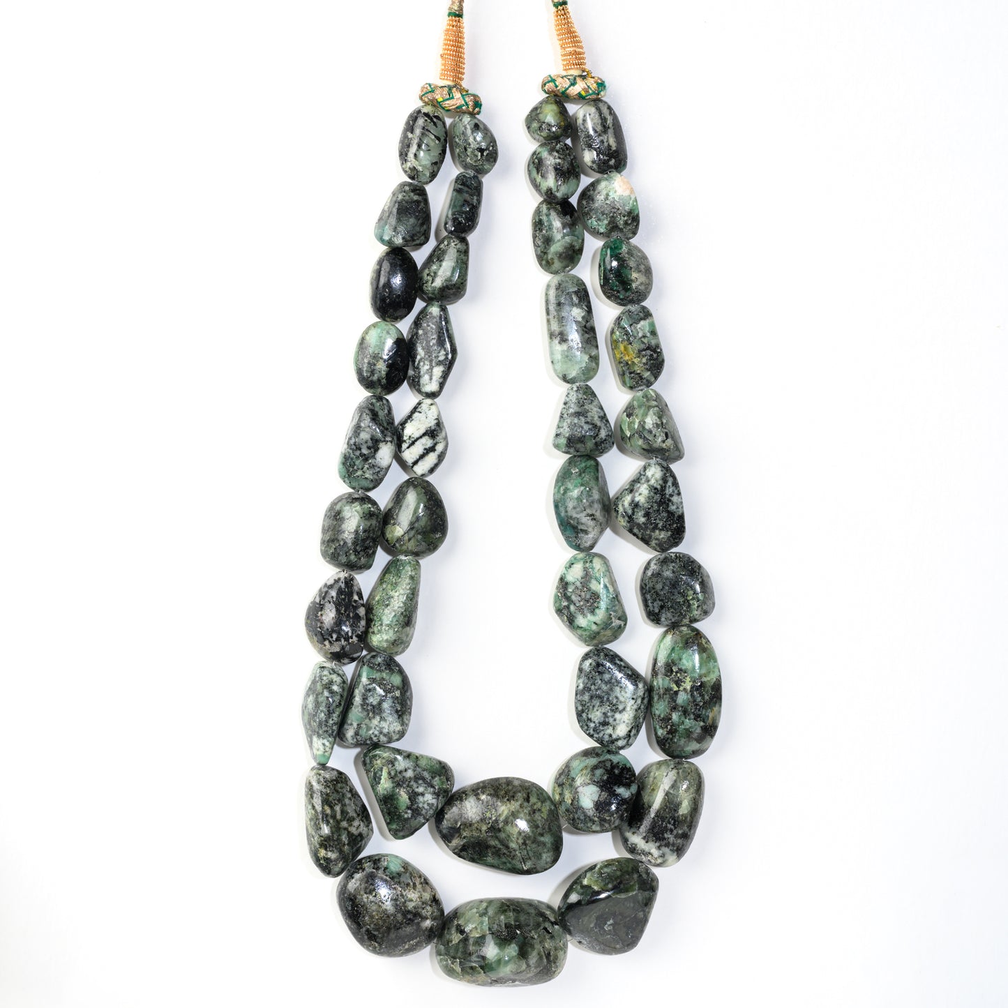 Emerald Tumble Necklace - Certified