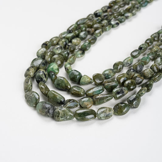 Emerald Tumble Necklace - Certified