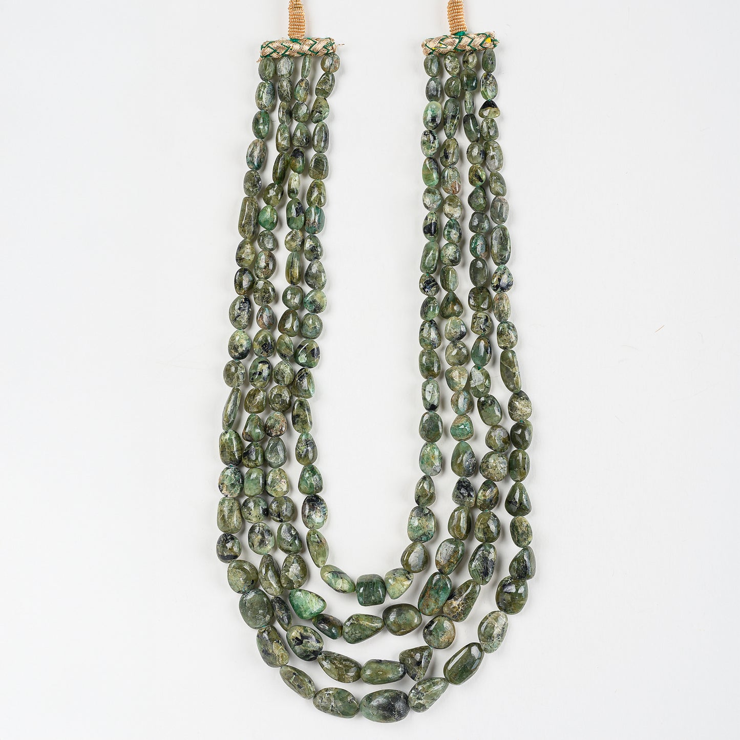 Emerald Tumble Necklace - Certified